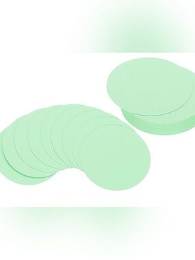 PATIKIL 5” Circle Cardstock 50 Pcs Light Green Round Craft Paper Cutouts